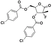 3,5-二對氯苯甲?；?2-去氧-2-氟-2甲基-D-核糖-γ-內酯